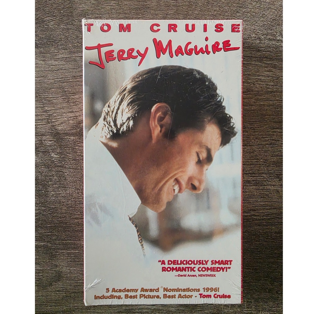 Jerry Maguire VHS Tom Cruise‎ Cuba Gooding Jr 1996 Movie Factory Sealed New NTSC